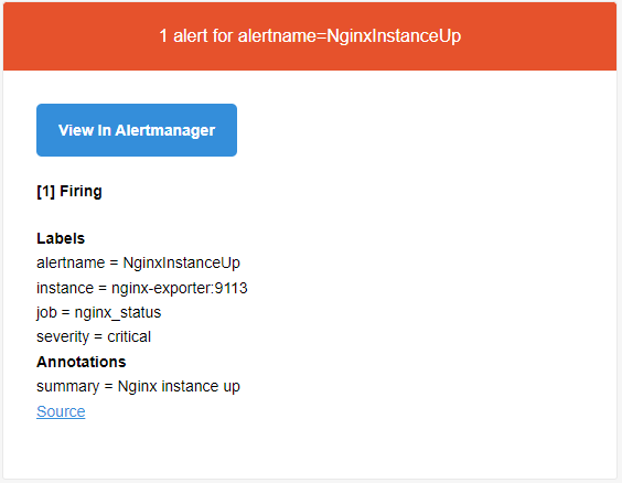email z alertmanager