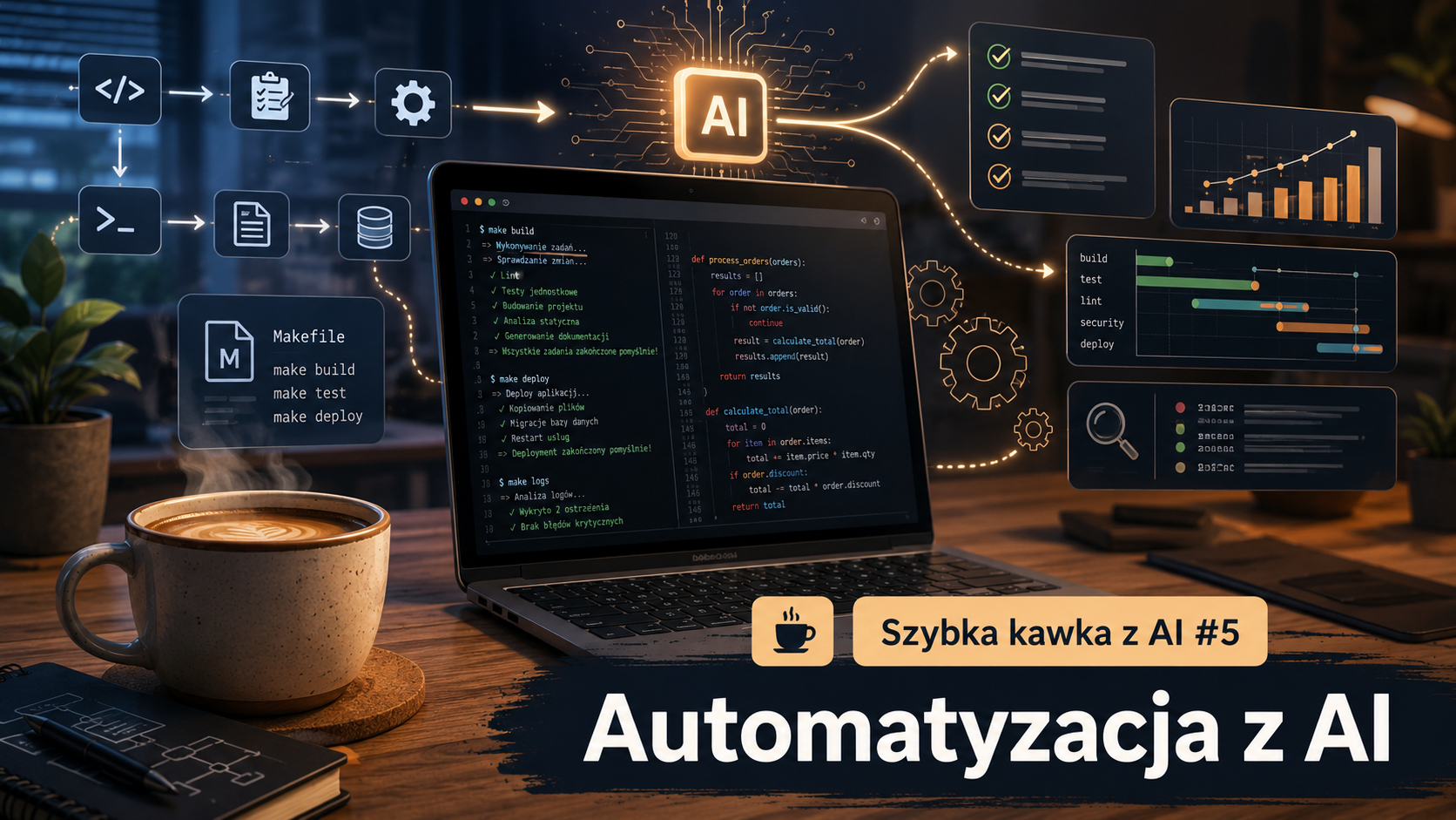 Szybka kawka z AI #5: Automatyzuj nudną pracę