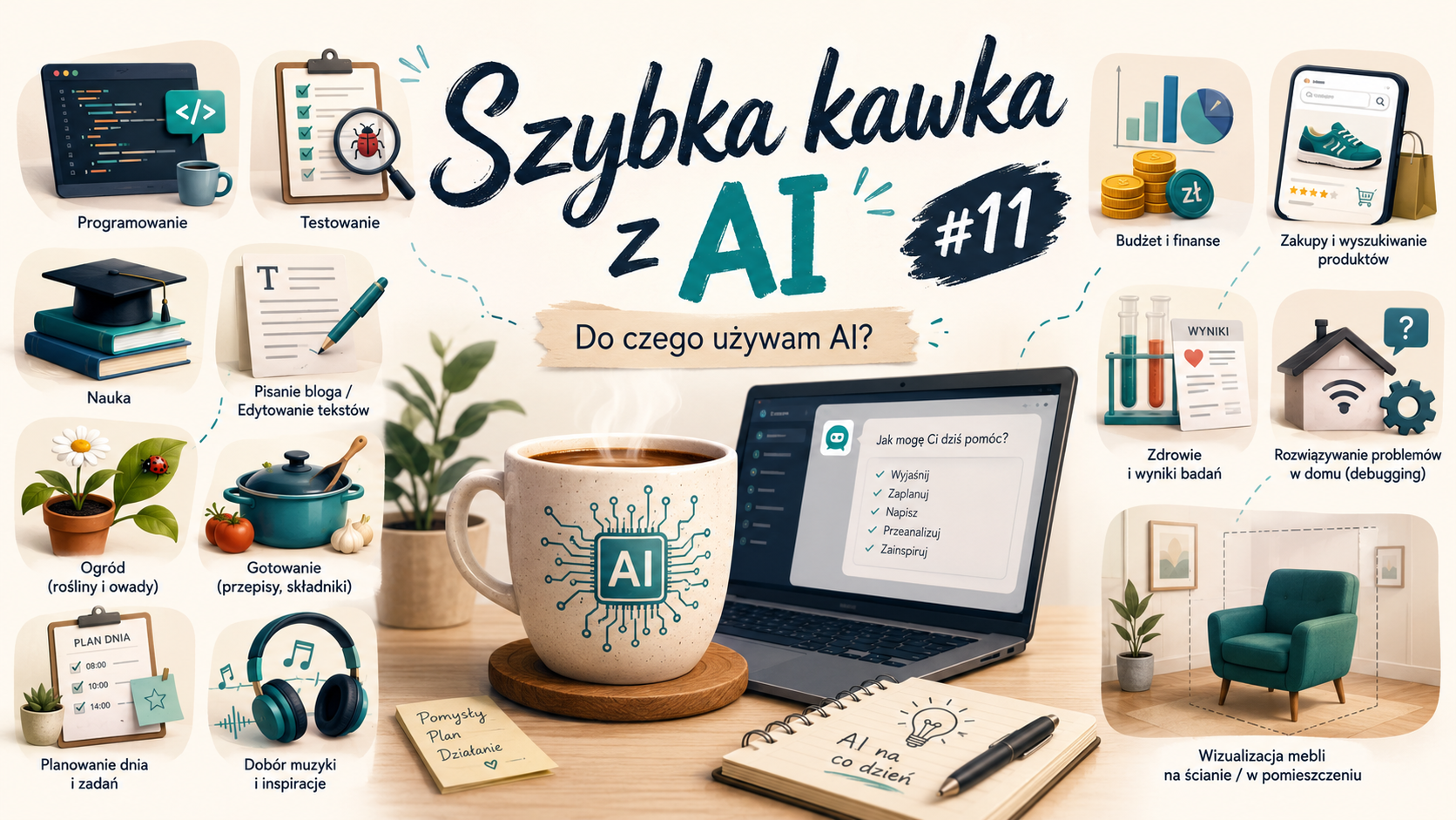Szybka kawka z AI #11: Do czego używam AI?
